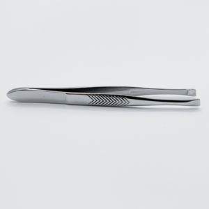 Pinzas para cejas con punta inclinada de acero inoxidable de la mejor calidad profesional pulidas para un uso fácil - Product Image 5