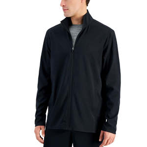 Giacca Id Ideology da Uomo con Colletto Alto e Zip Integrale, Traspirante, Nera, Stile Casual Biker per la Stagione Autunnale, Taglie da XS a 3XLT - Product Image 1