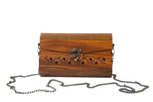 กระเป๋าคลัทช์และกระเป๋าถือของผู้หญิงทำด้วยมือหรูหราออกแบบได้เองมีสายโซ่ไขว้ลำตัวต้นทุนต่ำโดย aaliyan impex - Product Image 2