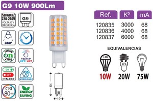 Lampada Led G9 7W 3000K 1000Lm (BBlite 120832) - Product Image 2