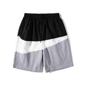 Short d'entraînement unisexe Gym Fitness-Design solide teint uni et écologique Fermeture élastique à taille haute Séchage rapide Respirant - Product Image 3