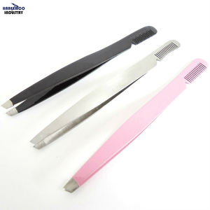 Pince à épiler professionnelle pour sourcils, pointe pointue, durable, légère, en acier inoxydable - Product Image 1