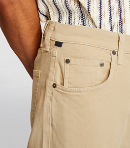 วัสดุผ้าฝ้ายคุณภาพสูงแฟชั่นกางเกงผ้าลูกฟูกสีน้ําตาลสําหรับผู้ชายกางเกงผ้าลูกฟูกสาเหตุแห้งเร็วธรรมดา OEM - Product Image 2