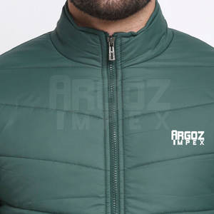 Hiver Nouvelle arrivée Veste bouffante à manches longues pour hommes avec logo personnalisé imprimé Vestes bouffantes - Product Image 2