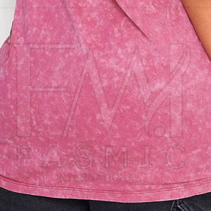 Camisetas de ajuste holgado de mujer de la mejor calidad para camisetas de verano de color personalizado de alta calidad hechas en Pakistán - Product Image 6