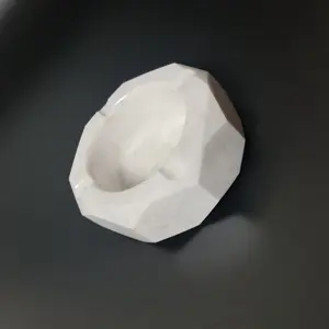 Cendrier moderne en marbre blanc résistant au feu pour fumer, pierre artisanale pour villa, hôtel, cuisine, salle à manger, école, revêtement mural - Product Image 4