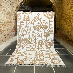 Derniers tapis antidérapants de salon au design Tapis en jute naturel disponible en taille et couleur personnalisées - Product Image 6