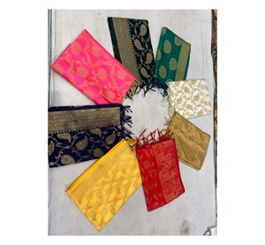 Women Indian Jaipuri Heavy Dupatta Rajasthani <b>Silk</b> Dupatta Fancy Banarasi Scarves Wholesale Price Gifted Dupatta - Product Image 3