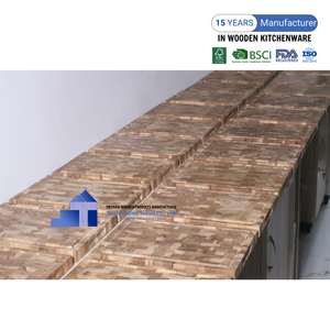 Planche à découper en bois d'acacia à grain d'extrémité durable la mieux notée pour la vente en gros d'ustensiles de cuisine du fabricant vietnamien pour la vente en gros - Product Image 5