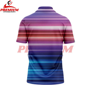 Camiseta Polo de Fútbol Personalizada Sublimada de Poliéster para Hombre, Camiseta Polo de Manga Corta Bordada de Alta Calidad - Product Image 2