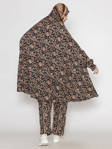 Nouvelle arrivée cordon de rayonne personnalisé ensemble moderne islamique modeste Style traditionnel robes musulmanes robe automne printemps hiver - Product Image 5