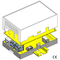 Boîtiers compacts en polycarbonate GAURANG CECV-70, armoire moulée pour panneau électrique à ventilation fermée, boîte de jonction mate