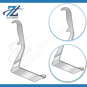 Lame de rétracteur pour hôpital St Mark, 125 mm x 60 mm, acier inoxydable, instrument chirurgical manuel, certifié CE, chirurgie générale - Product Image 3