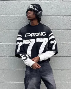 Heavyweight 100% Cotton Oversized <b>Crop</b> Short Sleeve <b>T</b>-<b>Shirt</b> with Drop Shoulder and Boxy <b>Fit</b> - Product Image 6