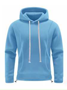 Nueva Sudadera con Capucha Premium 100% Algodón para Hombre, Ropa de Invierno Transpirable, Ecológica, Antipelusas, con Estampado Personalizado - Product Image 3