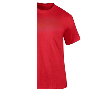 Camiseta Casual para Hombre de Talla Grande con Logotipo Personalizable de Alta Calidad, Color Rojo, 220 g/m², 100 % Algodón Orgánico, Transpirable, Ecológica - Product Image 3