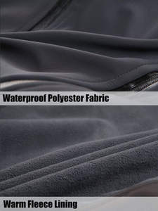 Vestes softshell de randonnée en plein air pour femmes respirant coupe-vent imperméable polaire thermique hiver escalade vêtements de trekking - Product Image 5