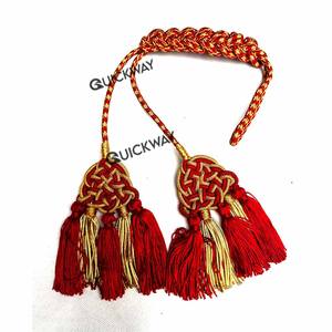 Color personalizado y borlas sacerdote clero borla cordón hecho a medida decorativo con 3 borlas de cordón - Product Image 3