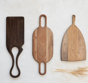 Ensemble de trois blocs de légumes et de fruits à découper pour la cuisine à domicile Planche à découper en bois la plus vendue - Product Image 1