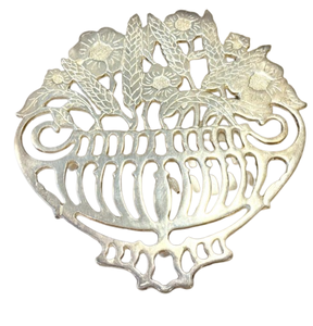 Gran Venta de salvamanteles dorados metálicos personalizados, platos calientes, manteles individuales de mesa de cocina hechos a mano de calidad Superior - Product Image 5