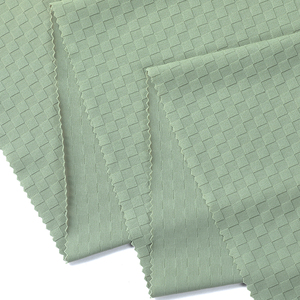 Vente en gros d'usine <span class=keywords><strong>Tissu</strong></span> tricoté Jacquard carré en nylon élasthanne extensible respirant et confortable <span class=keywords><strong>pour</strong></span> polos <span class=keywords><strong>pour</strong></span> hommes - Product Image 3
