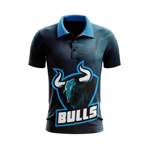 Franela de hombre más vendida para Polos Nueva llegada con diseño de patrón de impresión de ropa al aire libre bordado por sublimación - Product Image 6