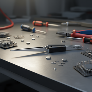 Pince à épiler Knipex à pointes étroites et à lame droite - Product Image 3