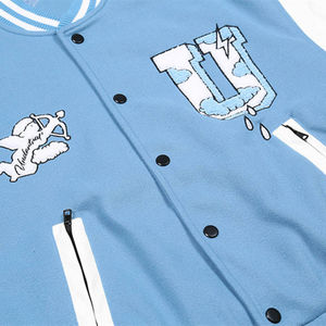 Logo personnalisé veste universitaire meilleur matériel marque privée vestes universitaires pour hommes - Product Image 4