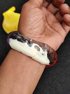 Wholesale Women Fashion Resin Bangles <b>Stretch</b> Bangle Indian Jewelry Bracelets <b>Wrap</b> Bangles - Product Image 3