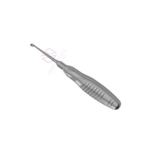 Curette Dermique Chirurgicale en Acier Inoxydable 180mm |   Curette osseuse de 5,2 mm, poignée ergonomique, réutilisable, certifiée CE pour usage médical orthopédique - Product Image 1
