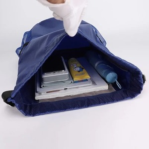 Sac à cordon à double épaule léger multifonctionnel étanche pour les affaires sportives usage décontracté avec polyester - Product Image 1