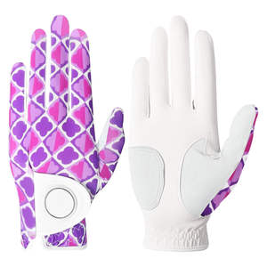 Gant de golf en cuir de cabretta respirant et doux avec logo personnalisé, pour homme et femme, main droite ou gauche, accessoires de golf, gant de haute qualité - Product Image 1