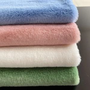 Super <strong>Soft</strong> Faux Rabbit Fur <strong>Plush</strong> Fleece <strong>Fabric</strong> Faux Fur <strong>Fabric</strong> <strong>for</strong> Coat /garment/blanket and Home Textile <strong>Toy</strong> - Product Image 1
