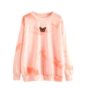 Sudadera de cuello redondo para mujer con logotipo personalizado y manga larga ajustada de talla grande colores personalizados transpirable 100% algodón para uso en invierno - Product Image 1