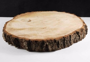 Plato de Presentación Redondo de Madera Pulida, Ecológico, Moderno y de Lujo, para Hogar, Hoteles, Restaurantes, Fiestas, Cafeterías - Venta al Por Mayor - Product Image 5