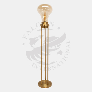 Delightfull Duke Modern Copper Villa Lámpara de pie elegante Cuerpo de hierro con fuente de luz de bombilla - Product Image 4