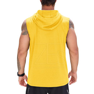 Fitness Wear High Quality Wholesale <b>Sleeveless</b> <b>Hoodies</b> Fashion Clothing Custom Pullover <b>Sleeveless</b> <b>Hoodies</b> - Product Image 3