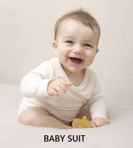 Peleles de punto de algodón orgánico 100% para bebés, ropa personalizada para recién nacidos, ropa para bebés certificada, proveedores indios - Product Image 1