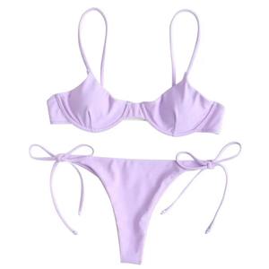 Conjunto de bikini de 2 piezas de secado rápido para mujer hecho a medida de alta calidad, ropa de playa con Material transpirable, nueva moda para mujer - Product Image 4