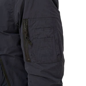 Veste bomber d'hiver à capuche imperméable et respirante en toile imprimée de haute qualité sur mesure OEM pour hommes - Product Image 5