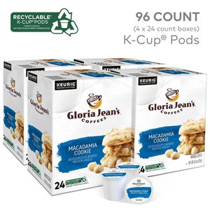 กาแฟกลอเรีย จีน แมคคาเดเมีย คุกกี้ คีริก ซิงเกิลเซอร์ฟ คี-คัพ พ็อดส์ คั่วกลาง 96 แคปซูล - Product Image 6