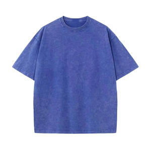 OEM T-shirts Boxy Fit imprimés à motifs lourds et amples de haute qualité pour hommes T-shirts en coton de style Boxy T-shirts respirants - Product Image 5