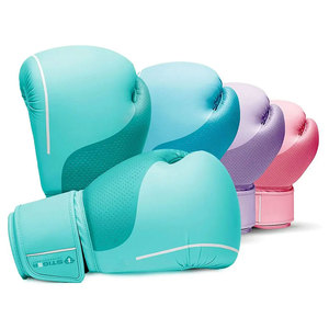 Gants de boxe unisexe de haute qualité en cuir de style professionnel avec logo personnalisé pour l'entraînement et le combat en vente - Product Image 4