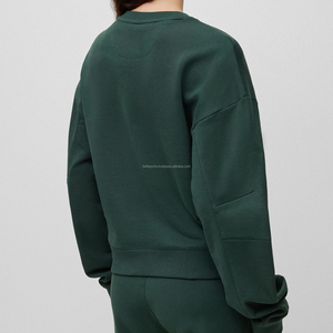 เสื้อสเวตเตอร์เนื้อนุ่มแบบยูนิเซ็กส์สำหรับผู้หญิงพิมพ์โลโก้ได้ตามต้องการสำหรับฤดูหนาวและฤดูใบไม้ร่วง - Product Image 3