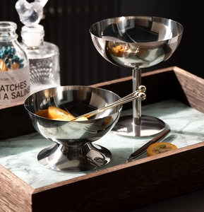 Cuenco de helado vintage encantador, cuenco para servir comida para el hogar, Cocina, Restaurante, mesa decorativa, postre, cuenco de frutas - Product Image 5