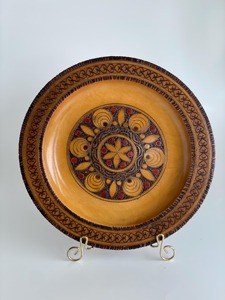 Bol à mélanger en bois rustique pour salade de fruits frais et cuisine quotidienne - Product Image 3