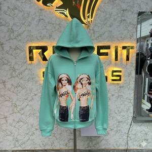 Sweat à capuche avec fermeture éclair le plus demandé, sweat à capuche imprimé en usine, sweats à capuche bon marché pour hommes, meilleure vente à la mode - Product Image 6