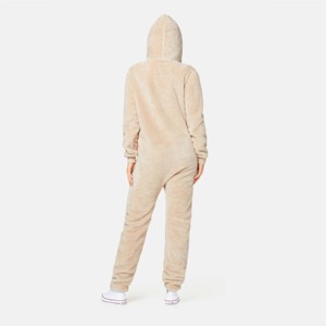 Vêtements d'hiver Enfants Hiver Romper Couleur Solide Bébé Crawl Clothes Plush Flannel Baby Wears Fur Warm Bear Jumpsuit Infant Onesie - Product Image 6