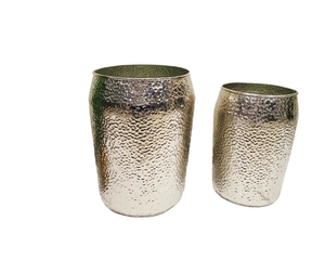 Jardinière en pot en métal de qualité durable de conception martelée dans l'ensemble de 3 pour l'utilisation de décor de salon de jardin intérieur au prix de gros - Product Image 3