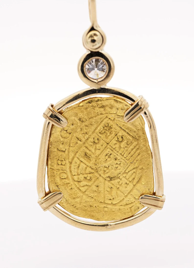 Pendentif Réplique De Monnaie Ancienne - Bijou Occasion Sans Marque